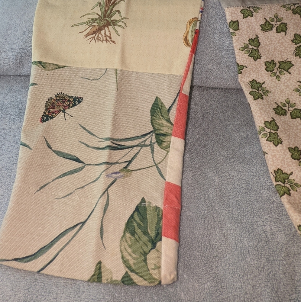 Rona Vintage Tablecloth Patchwork Plants. Size 8 - image 6